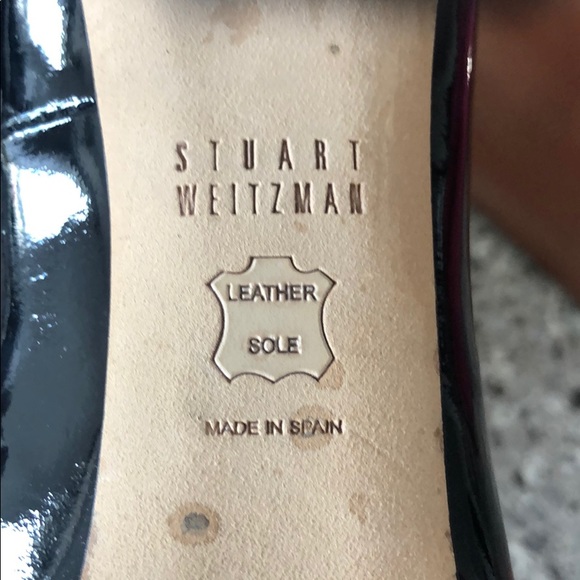 Stuart Weitzman Patent Leather Platform Highheels - Picture 6 of 7